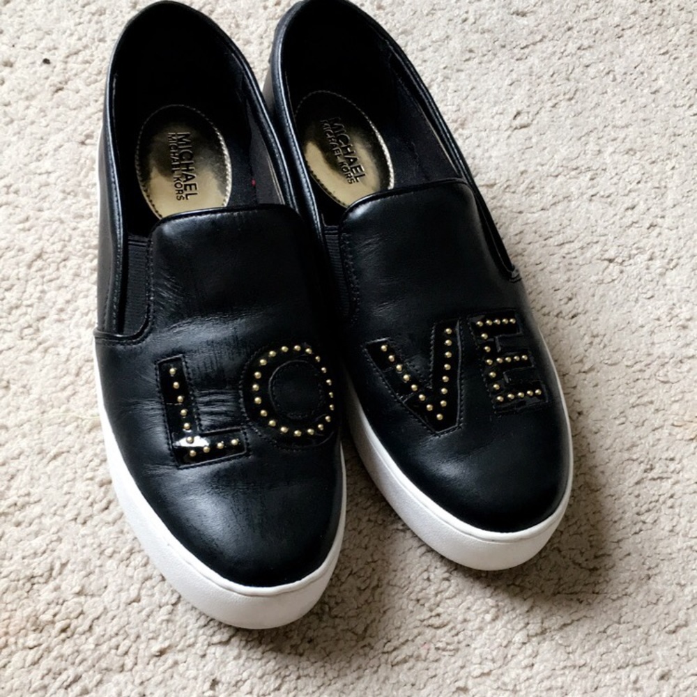 Black leather Sneakers